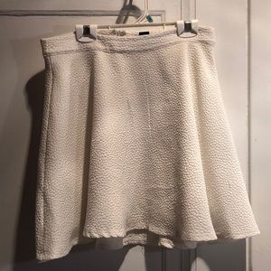 White Circle Skirt
